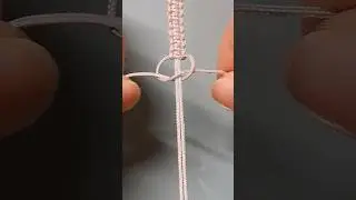 ~making DIY string bracelet~