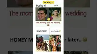 &ldquo;Marriage before vs after be like😂&rdquo; #funny #viral #memes #relatable #couple #wedding #husband #wife