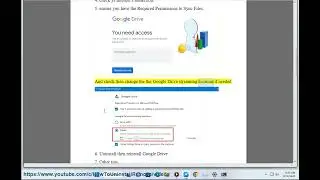 Fix Google Drive Not Syncing