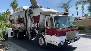 Burrtec Ex Ontario Autocar WXLL Amrep Octo Revving on Recycling