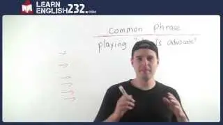 Vocabulary lesson 34 - Common Idiom Definitions - Devil's Advocate