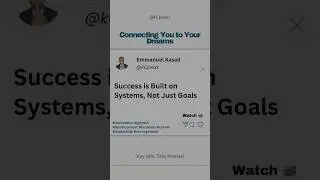 Why winners succeed & while others don&rsquo;t. #SuccessMindset #systems  #ProductivityHacks #GoalSetting