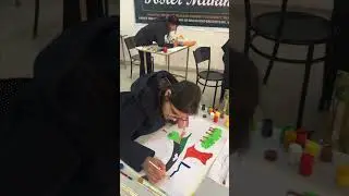 Students Unleashing Creativity at Poster Making Competition (AIU YOUTH FESTIVAL)