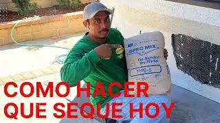 como hacer que seque el semento spec mix  type s rapido mixtiado #josuecisneroshomerepair