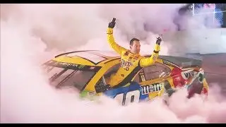 Kyle Busch gets out of car during perfect Nashville burnout | Burnouts on Broadway