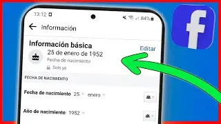 Cómo CAMBIAR LA FECHA DE NACIMIENTO DE FACEBOOK 2024