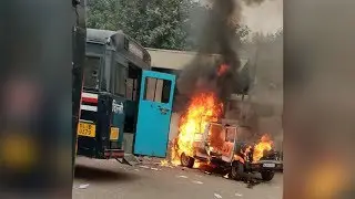 Delhi Police, lawyers clash at Tis Hazari court; police vehicles vandalised
