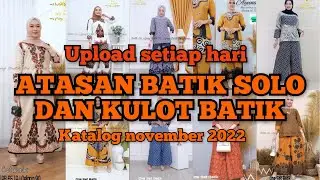 SETELAN KULOT BATIK SOLO katalog november 2022 @NURAMI ONLINESHOP