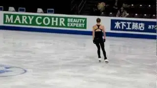 Ashley Wagner - FS (Black Swan) Run-Through - 4CC Ladies' Free Skate practice, February 11, 2012
