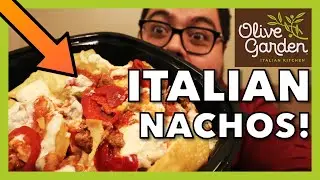 Olive Garden Loaded Pasta Chips are here!!! - Full Nelson Eats A Lot - Italian Nachos Food Review