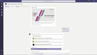 Microsoft Build 2018 Develop apps using the App Studio for Microsoft Teams