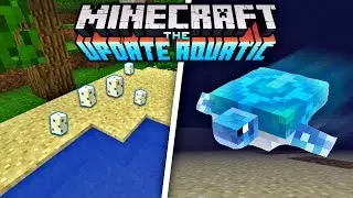 How to HATCH Turtle EGGS in Minecraft - NEW Turtle Mob in MCPE 1.3 (The Aquatic Update)