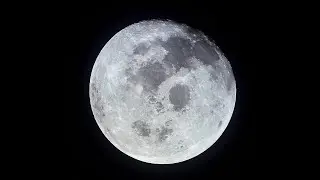 Bright White Moon captured in 4k #shorts