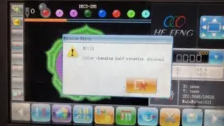 Posisi Jarum Tidak Pas, Error EC 18 Color Changing Half Rotation abnormal, Mesin bordir 1 kepala