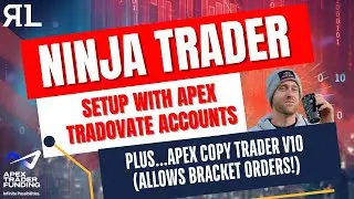 Настройка Ninja Trader со счетами Apex Tradovate + копировщик сделок с ордерами OCO