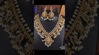 Rice Guttapusalu Premium Matt Finish Guttapusalu Exclusive Haram And Necklaces