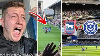IPSWICH TOWN VS PORTSMOUTH | 3-2 | 30,000 TOWN FANS ERUPT, BODIES GO FLYING & POLICE ESCORT FANS!!!