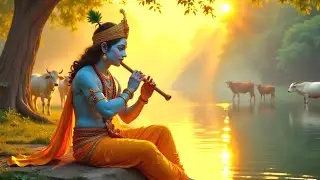 Divine Krishna Flute Relaxing Music for Deep Meditation & Inner Peace 