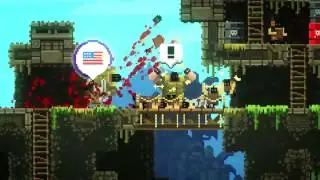 Broforce Freedom &bull; New Bros, Melee Attacks, Flexing Update Trailer &bull; PC