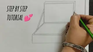 Solar Cooker diagram drawing easy/ how to draw Solar cooker step by step / science labelled diagram