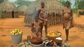 No Ove,Authentic  & Delicious Vegetables Cake With our African Village single mums #cooking 