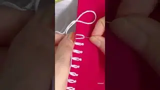 💗💥Most demanding borderline embroidery design tutorial!💥💗 #shorts