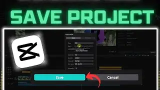 How to Save Project in CapCut PC