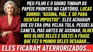 Meu filho tentou ROUBAR MINHA CASA, mas puxei o Caderno das Dívidas!...