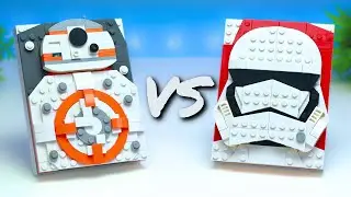 LEGO BB-8 vs Stormtrooper Brick Sketches