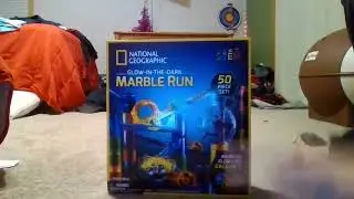 National Geographic Glow In The Dark Marble Run 50 Pieces Unboxing And Review