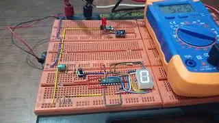 UP-Counter Using CD4033 with reset