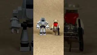 Building a Lego FALLOUT Protectron #lego #legotutorial #fallout #shorts