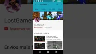 DIVULGANDO CANAL DO LostGamer31 Tmj Galera