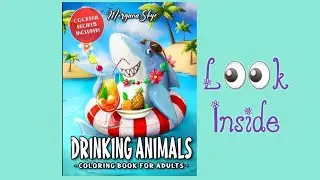 Drinking Animals Coloring Book- Morgana Skye
