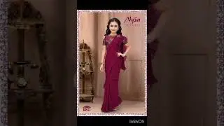 kid's sarees latest  kids wear saree collection #treding