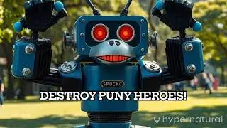 Superboy and the Panda vs Robot Monkey Rampage!