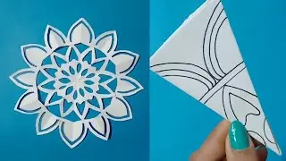 How to make easy and beautiful snowflakes #papercraft#part 250