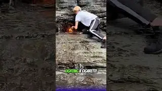 How Is There Fire Inside This Waterfall?