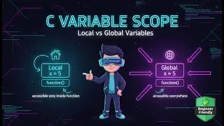 Variable Scope in C | Where Your Variables Live and Die 💾
