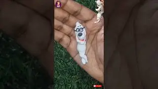 Diy Mr.Peabody & Sherman Cartoon Making Use Clay🐕&zwj;🦺🎀🫂..#diy #cartoon #peabody #dog #craft #clay #new