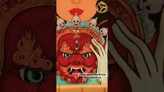 Mural art Yume sushi restaurant,Bazo art, Red Hero