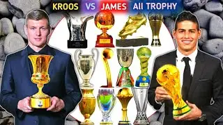 James Rodr&iacute;guez Vs Toni Kroos All Trophies and Awards. Toni Kroos Vs James Rodr&iacute;guez All Trophies