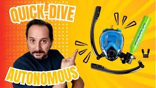 LUNG TANK SUB MASK Review | MINI SCUBA GEAR | Reviews Unscripted