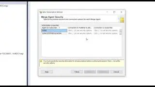 Configuración de suscripción de SQL Server