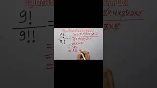 Exploring Factorial &Double Factorial😱📚💡#maths #study #shorts #knowledge #factorial #solve #question