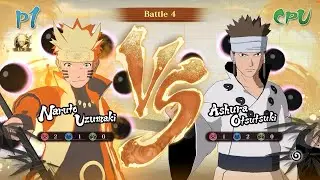 NARUTO (KURAMA SIX PATH) VS ASHURA - Naruto x Boruto: Ultimate Ninja Storm Connections