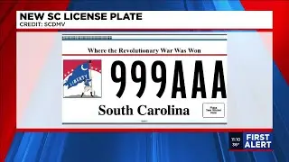 New South Carolina license plate commemorates Revolutionary War