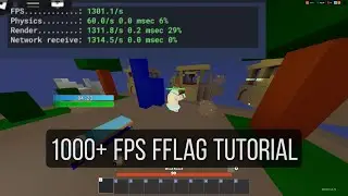 HOW TO USE 1000+ fps fflag TUTORIAL roblox bedwars ranked fflag for legals closet cheating