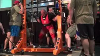 Eric Lilliebridge- 465kg/1,025.1lbs Raw Squat w/ wraps All-Time Highest World Record