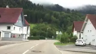 Driving in the German countryside ( Gutach )